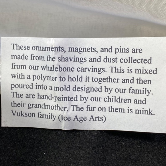 6 for $20♥️Ice age arts whalebone shavings & real mink by Vuckson childr… - Picture 4 of 7